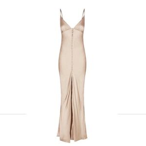 Shona Joy | LA LUNE BIAS SLIP DRESS - GOLD